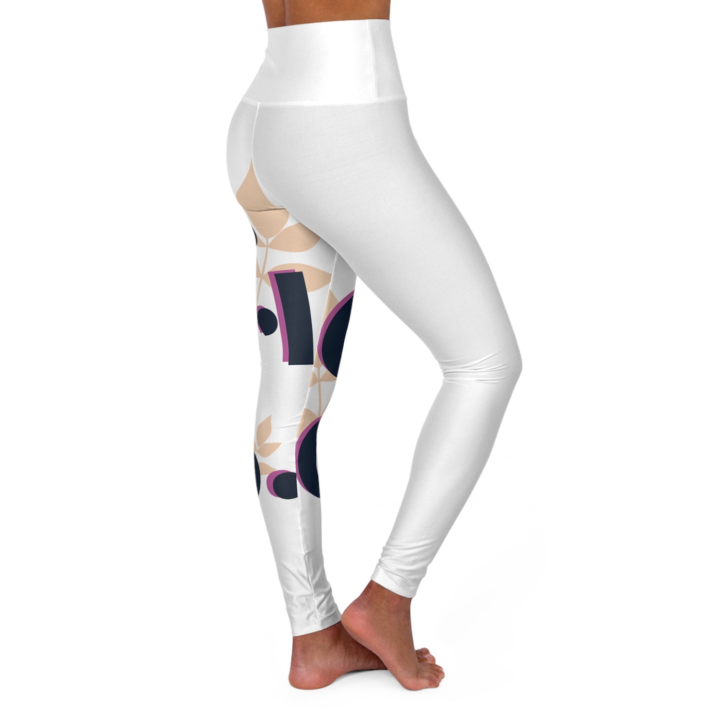 High Waisted Yoga Leggings (AOP)