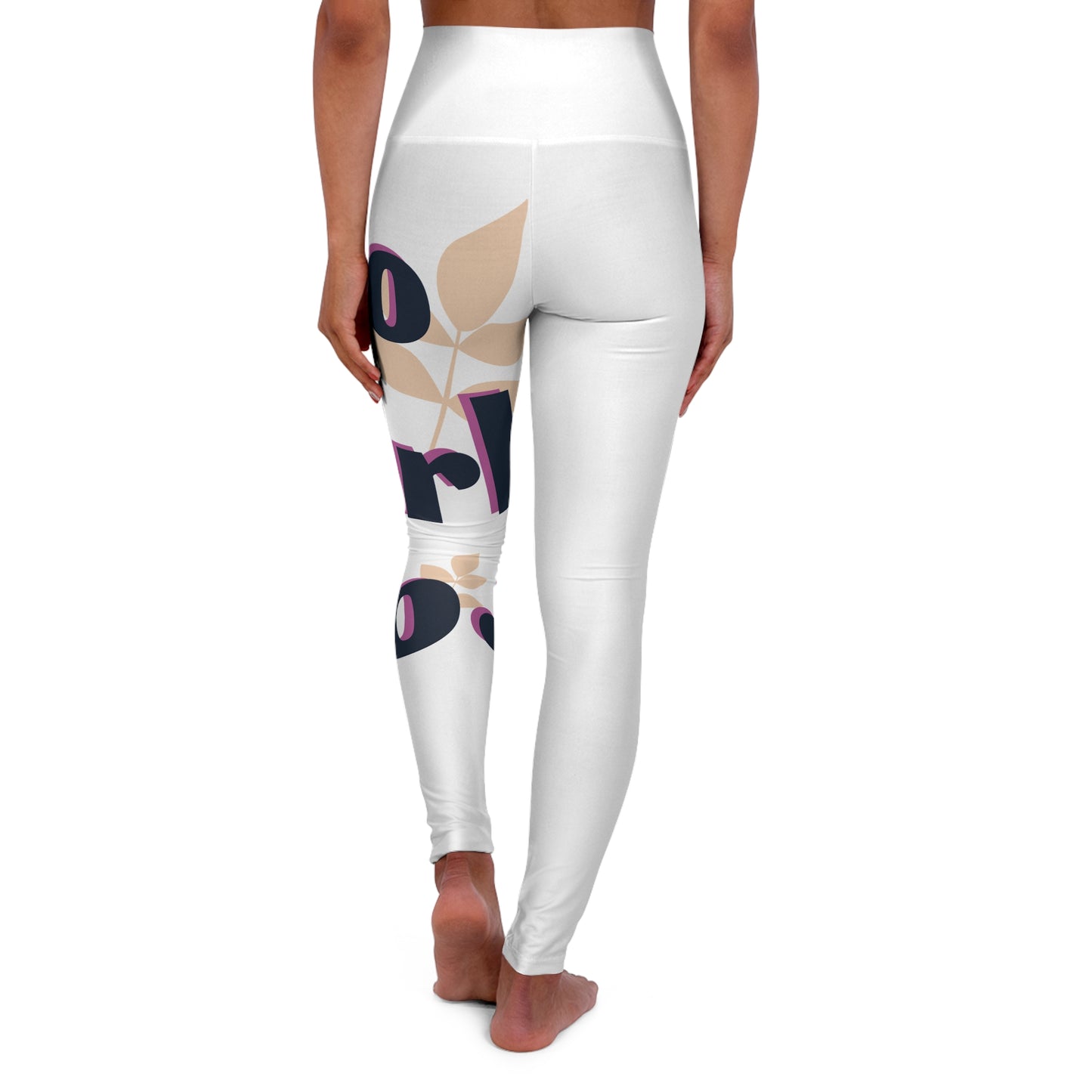 High Waisted Yoga Leggings (AOP)