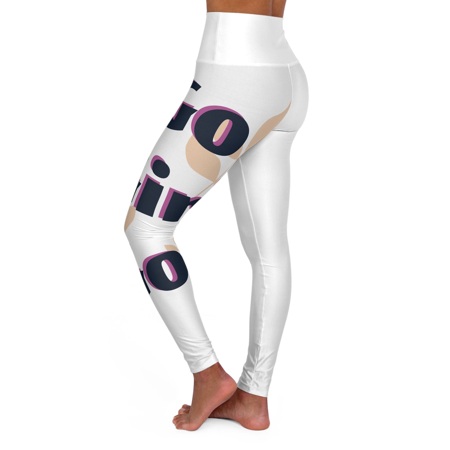 High Waisted Yoga Leggings (AOP)